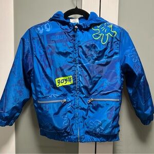Disney Store Mickey Mouse
Raincoat Jacket Boy Hood Fleece
Lined Blue Size 5/6